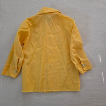 Load image into Gallery viewer, Vintage 70s Yellow Buttondown Shirt 3t
