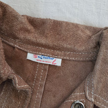 Load image into Gallery viewer, Vintage Brown Leather Belted Chore Jacket 4t
