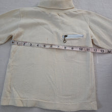 Load image into Gallery viewer, Vintage Cream Turtleneck 3t/4t

