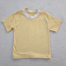 Load image into Gallery viewer, Vintage Light Yellow Tee 2t
