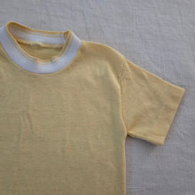 Load image into Gallery viewer, Vintage Light Yellow Tee 2t

