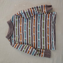 Load image into Gallery viewer, Vintage Crayons Striped Turtleneck 3t
