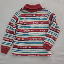 Load image into Gallery viewer, Vintage Sport Football Striped Turtleneck 3t
