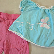 Load image into Gallery viewer, Vintage Bundle Butterfly Shirt + Pink Pants 12 months
