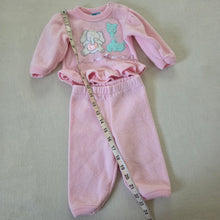 Load image into Gallery viewer, Vintage Animals Pink Matching Set 3 months
