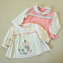 Load image into Gallery viewer, Vintage Bundle Girly Long Sleeve Shirts 6 months
