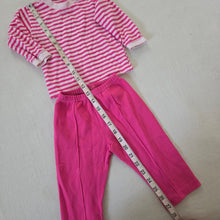 Load image into Gallery viewer, Vintage Pink Striped Matching Set 9-12 months
