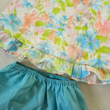 Load image into Gallery viewer, Vintage Floral Shirt + Bloomers Bundle 12 months
