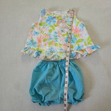 Load image into Gallery viewer, Vintage Floral Shirt + Bloomers Bundle 12 months
