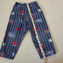 Load image into Gallery viewer, Vintage Oshkosh Train Striped Pants 3t
