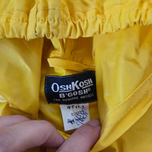 Load image into Gallery viewer, Vintage Oshkosh Yellow Raincoat 4t
