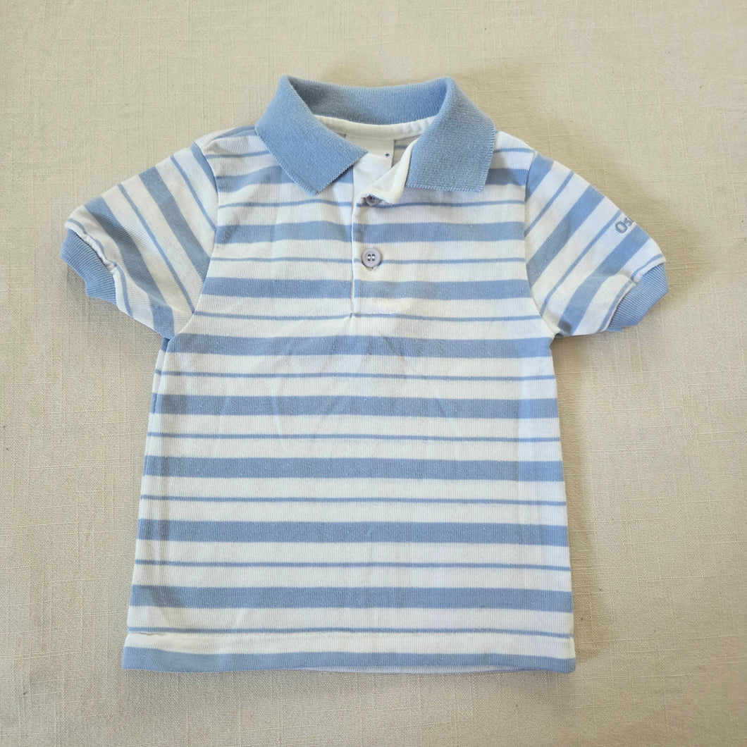 Vintage Oshkosh Blue Striped 18 months