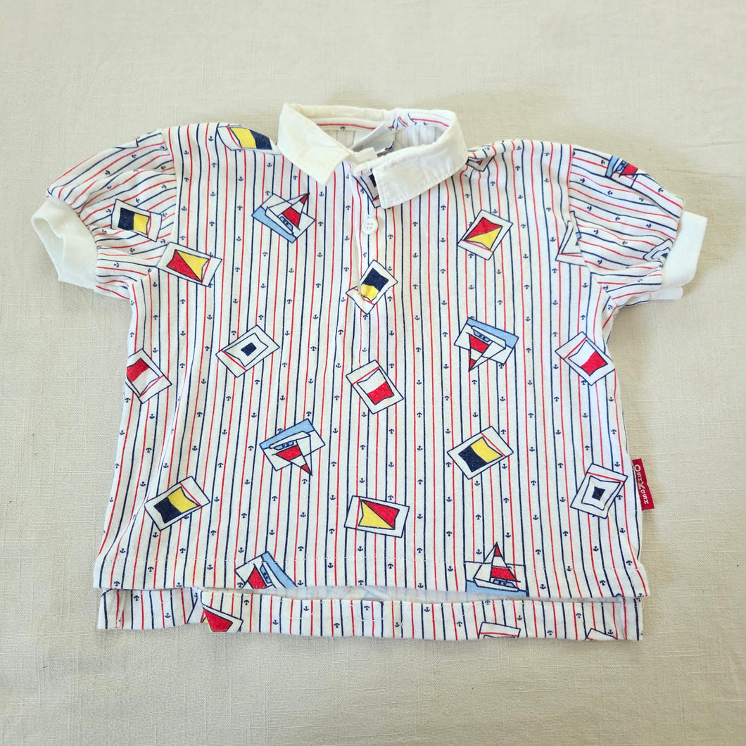 Vintage Oshkosh Nautical Shirt 2t