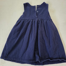 Load image into Gallery viewer, Vintage Oshkosh Navy Heart Dress 4t
