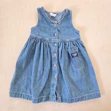 Load image into Gallery viewer, Vintage Oshkosh Denim Dress 4t
