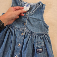 Load image into Gallery viewer, Vintage Oshkosh Denim Dress 4t

