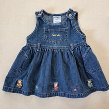 Load image into Gallery viewer, Vintage Oshkosh Mouse Embroidered Dress 12 months
