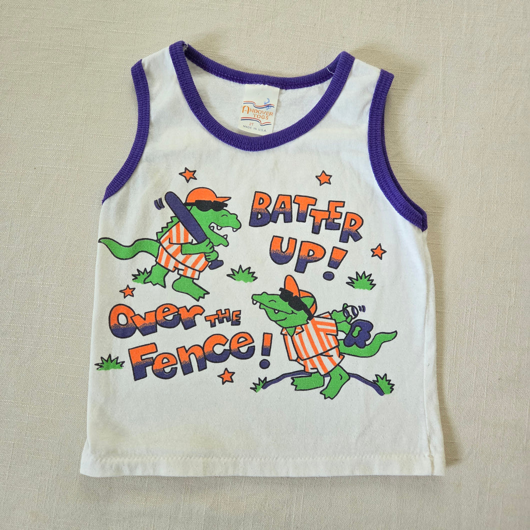 Vintage Baseball Alligators Tank Top 2t