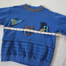 Load image into Gallery viewer, Vintage Bugle Boy Football Blue Crewneck 5t
