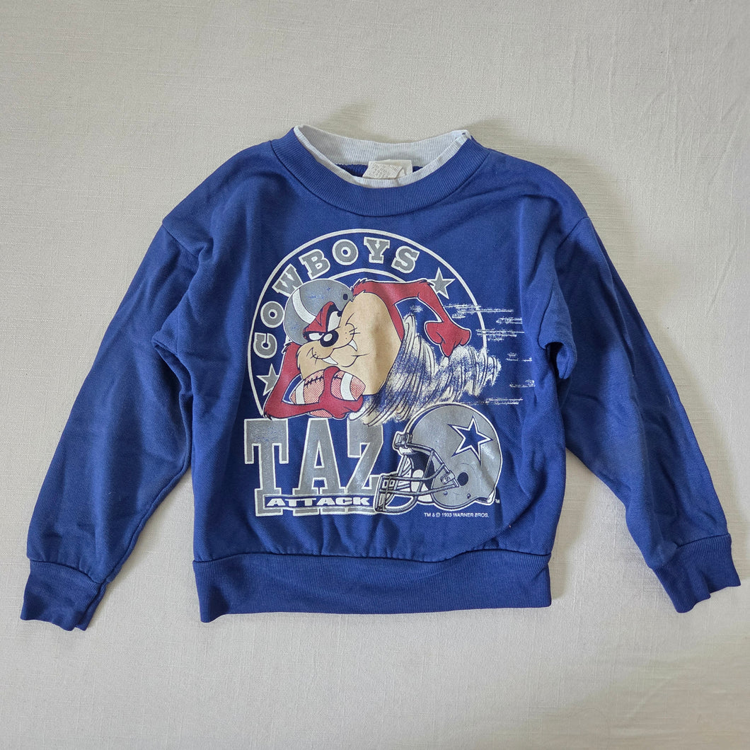 Vintage '93 Dallas Cowboys Taz Sweater 4t