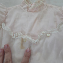 Load image into Gallery viewer, Vintage Pink Sheer Maxi Dress kids 6
