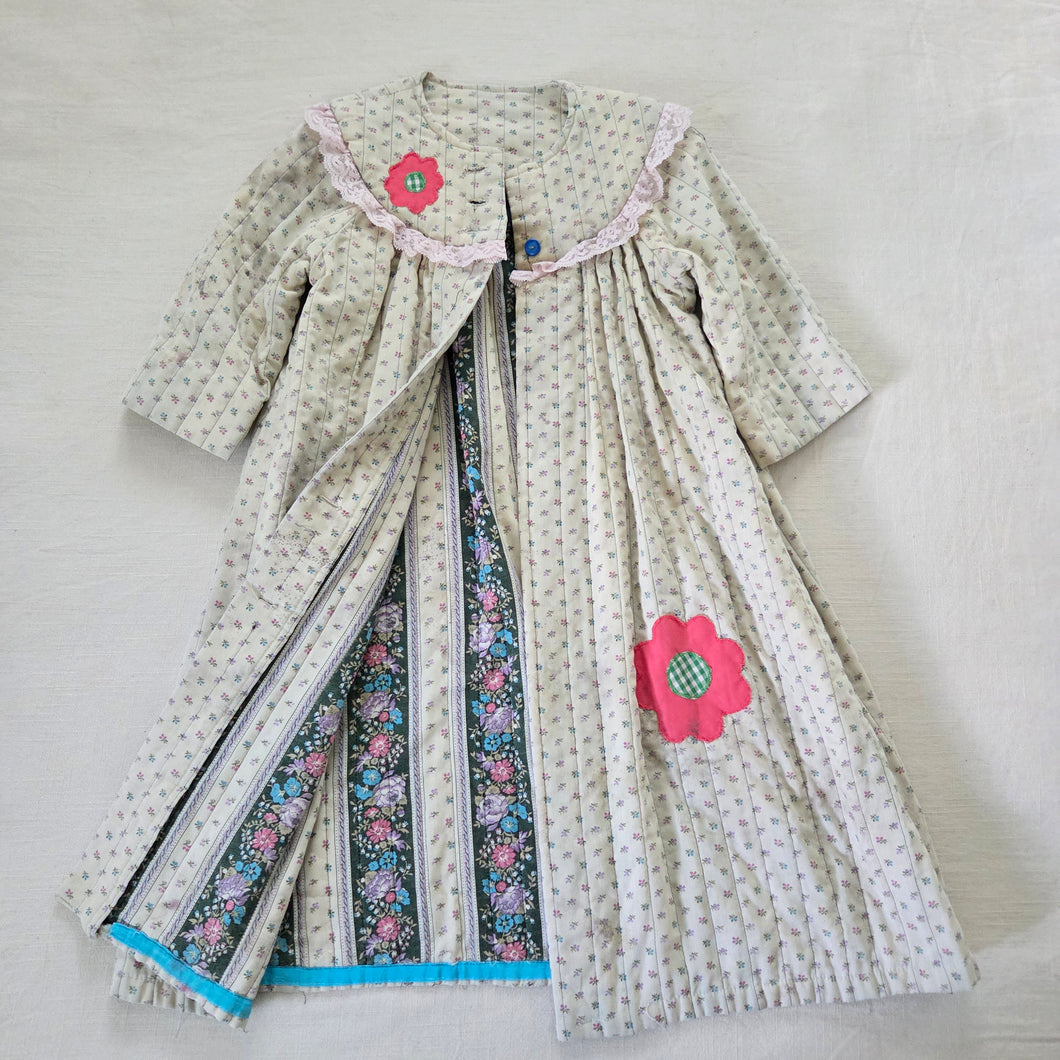 Vintage Quilted Long Jacket 4t *flaws