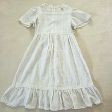 Load image into Gallery viewer, Vintage Neiman Marcus White Textured Dress kids 10/12
