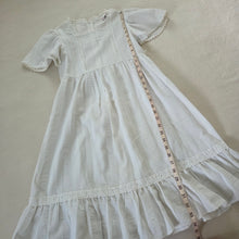 Load image into Gallery viewer, Vintage Neiman Marcus White Textured Dress kids 10/12

