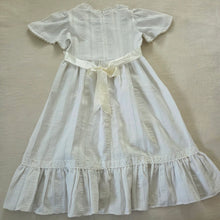 Load image into Gallery viewer, Vintage Neiman Marcus White Textured Dress kids 10/12

