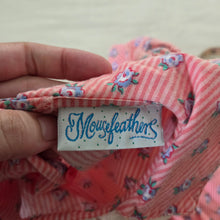 Load image into Gallery viewer, Vintage Floral Pink Striped Full Circle Dress kids 6
