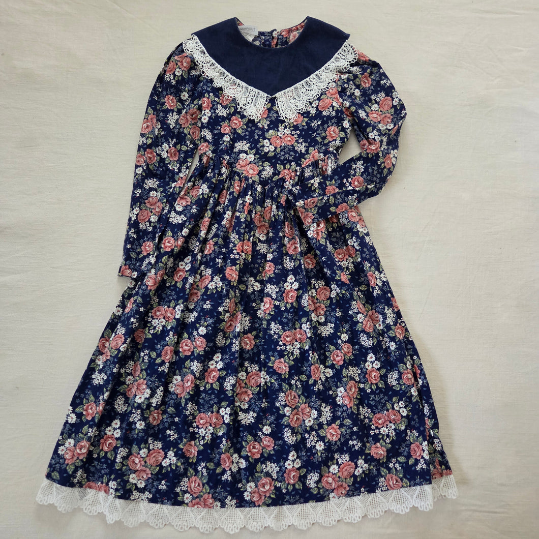 Vintage Bonnie Jean Floral Dress kids 8