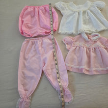 Load image into Gallery viewer, Vintage Bundle Girly Shirts + Bottoms 0-6 months
