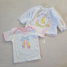Load image into Gallery viewer, Vintage Baby Girl Shirts Bundle 0-3 months
