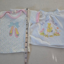 Load image into Gallery viewer, Vintage Baby Girl Shirts Bundle 0-3 months
