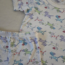 Load image into Gallery viewer, Vintage Kitties Pattern PJs Set 4t
