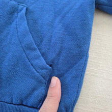 Load image into Gallery viewer, Vintage Blue Hooded Sweater 2t
