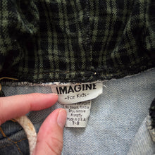 Load image into Gallery viewer, Vintage Hooded Chore Jean Jacket kids 6/7
