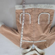 Load image into Gallery viewer, Vintage Gymboree Cord Sherpa Hooded Coat 2t
