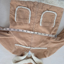 Load image into Gallery viewer, Vintage Gymboree Cord Sherpa Hooded Coat 2t

