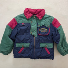 Load image into Gallery viewer, Vintage Muted Color Block Coat 5t
