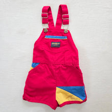 Load image into Gallery viewer, Vintage Oshkosh Color Block Shortalls 3t
