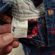 Load image into Gallery viewer, Vintage Oshkosh Lions Shortalls 12 months
