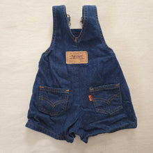 Load image into Gallery viewer, Vintage Levi&#39;s Denim Shortalls 6-9 months
