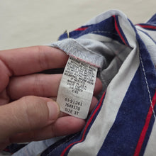 Load image into Gallery viewer, Vintage Oshkosh Navy/Red Striped Shortalls 3t
