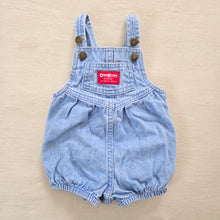 Load image into Gallery viewer, Vintage Oshkosh Blue Denim Bubble 3-6 months
