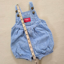 Load image into Gallery viewer, Vintage Oshkosh Blue Denim Bubble 3-6 months

