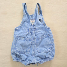 Load image into Gallery viewer, Vintage Oshkosh Blue Denim Bubble 3-6 months
