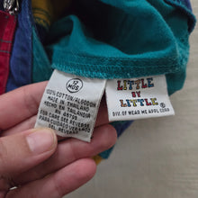 Load image into Gallery viewer, Vintage Color Block Shortalls 6-9 months
