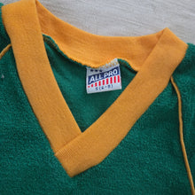 Load image into Gallery viewer, Vintage Green/Yellow Terrycloth Shirt 3t/4t slim
