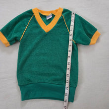 Load image into Gallery viewer, Vintage Green/Yellow Terrycloth Shirt 3t/4t slim
